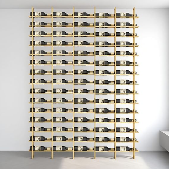 16 Tier Wall Mount Wine Rack