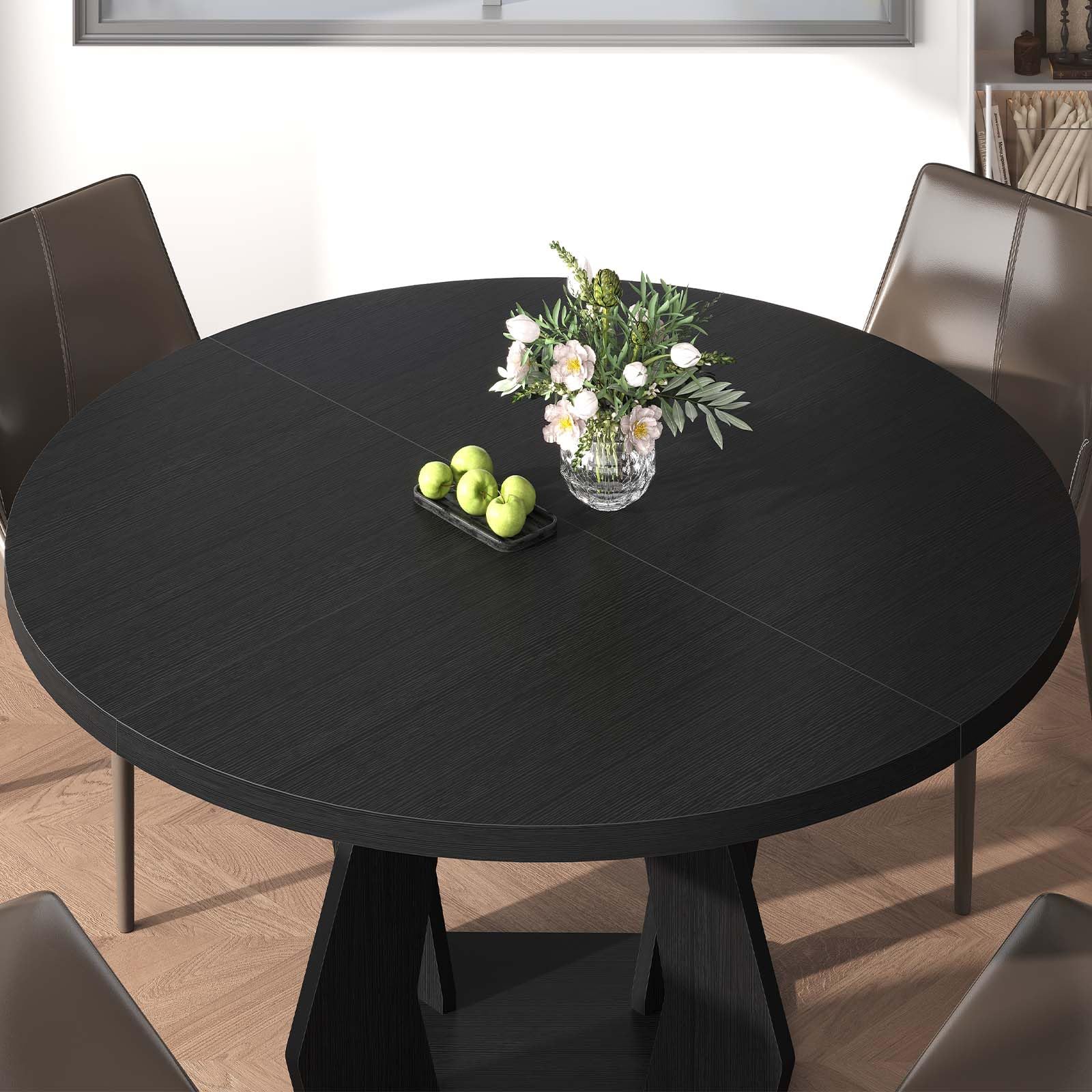 47 Inch Round Dining Table for 4-6