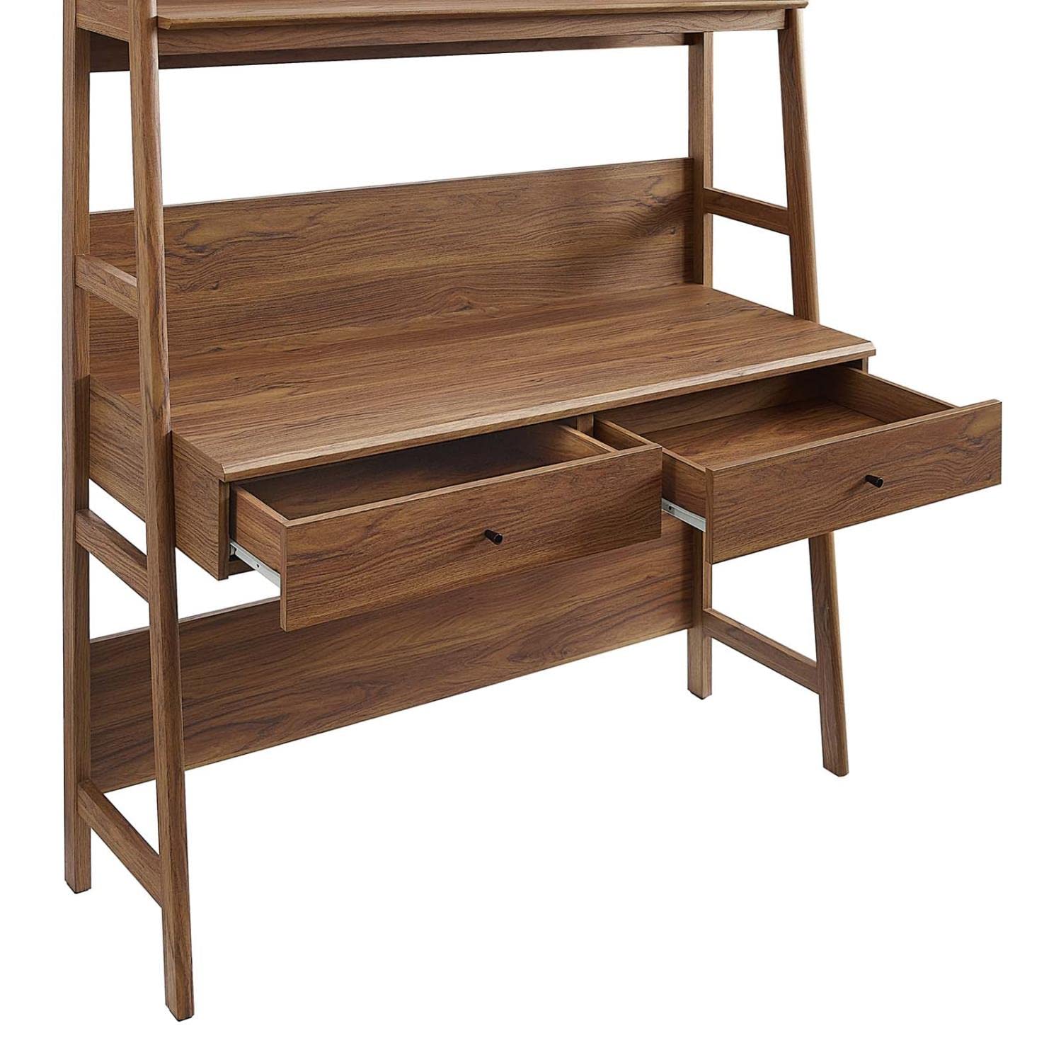Bixby Home Office Desk with Bookshelf