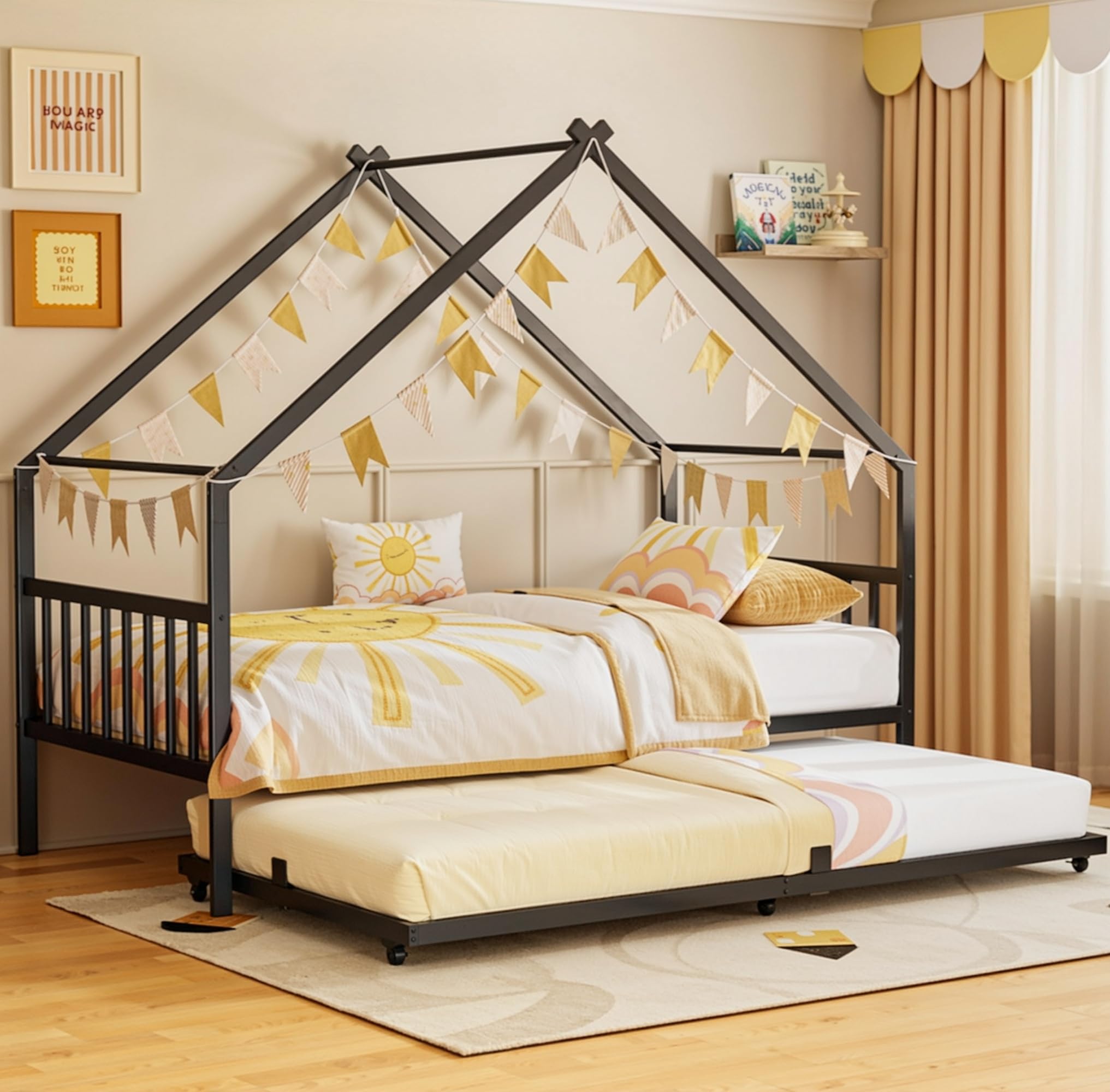 Twin House Daybed with Trundle