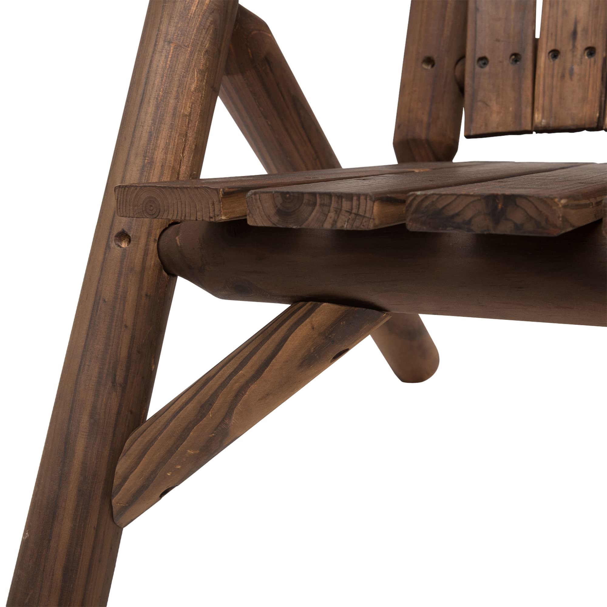 2-Seat Adirondack Bench with Center Table