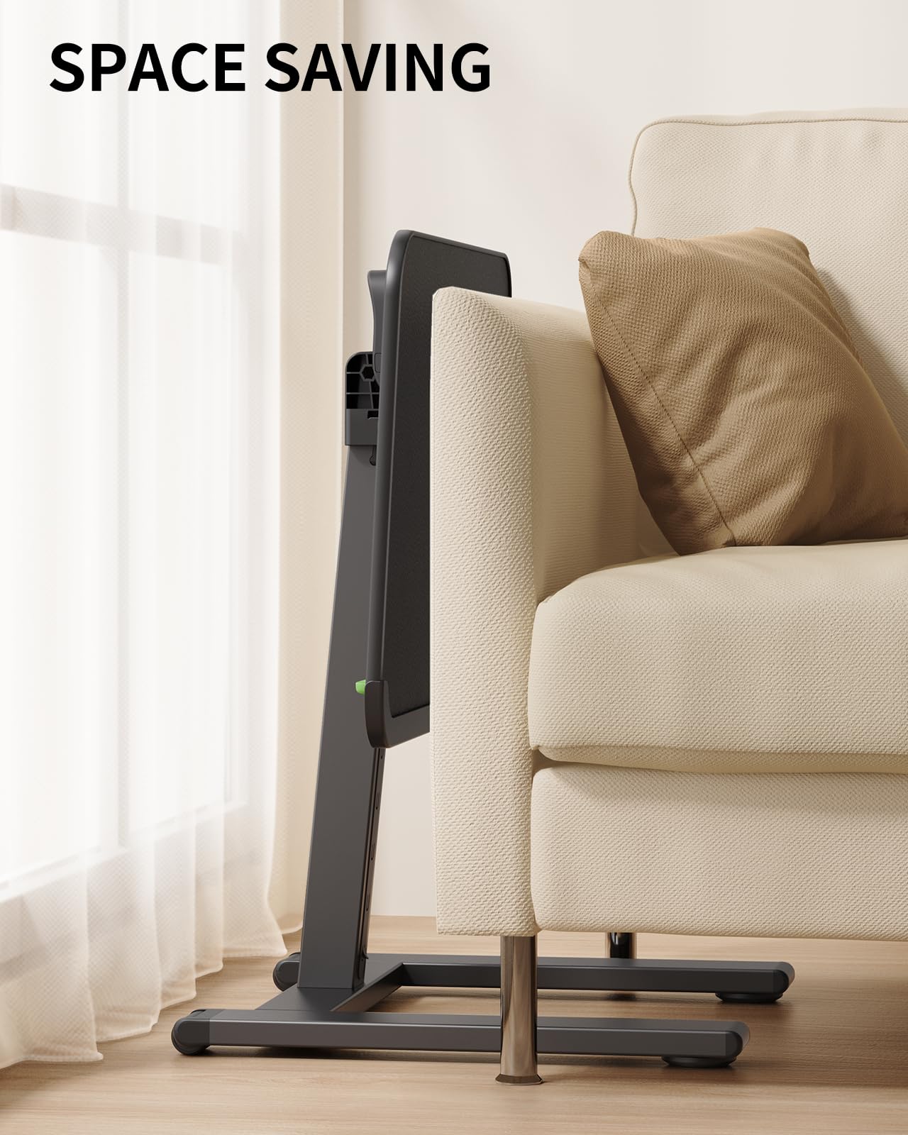 Mobile TV Tray Table with Wheels