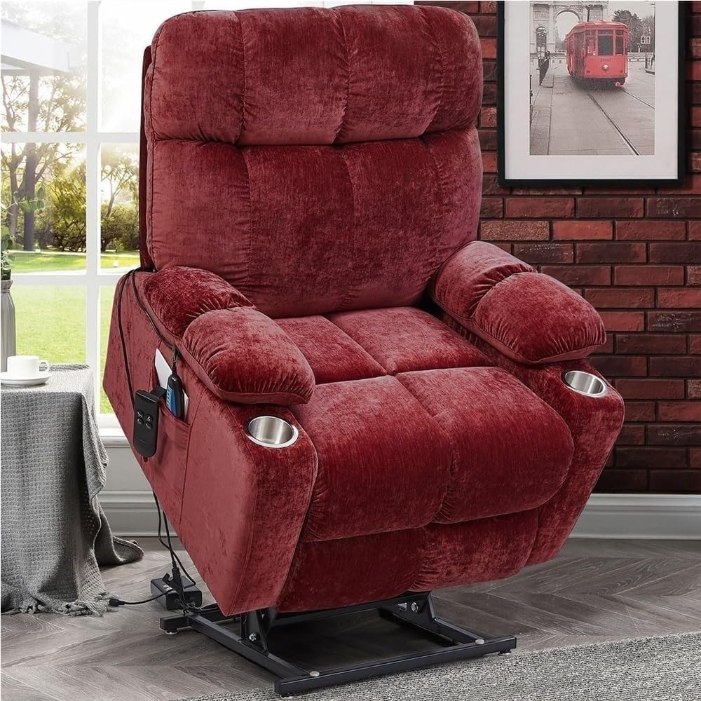 Power Lift Recliner Chair with Heat and Massage