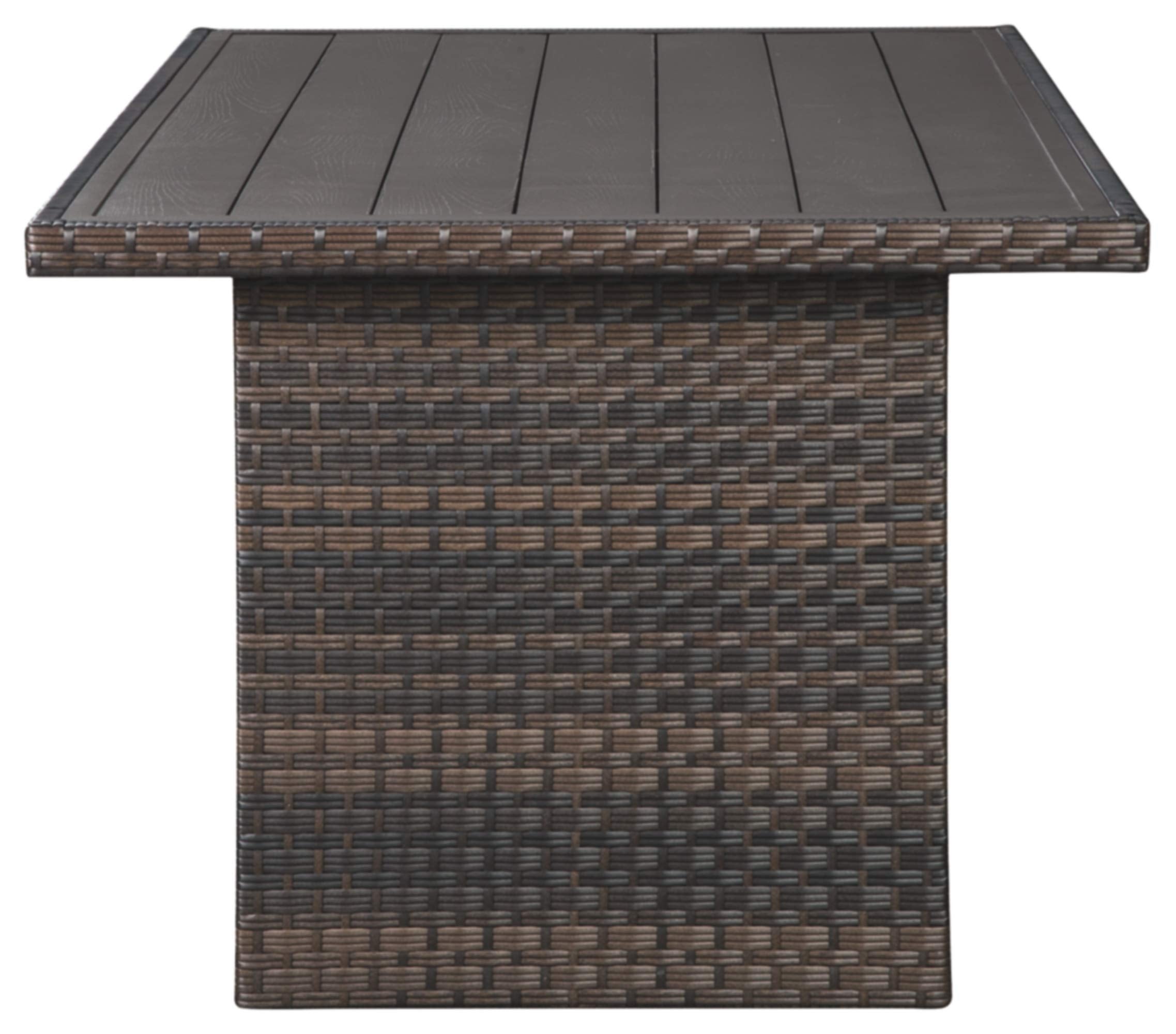 Outdoor Multi-Use Resin Wicker Patio Table
