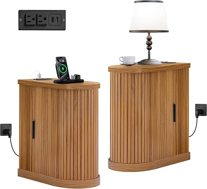 End Table with Charging Station