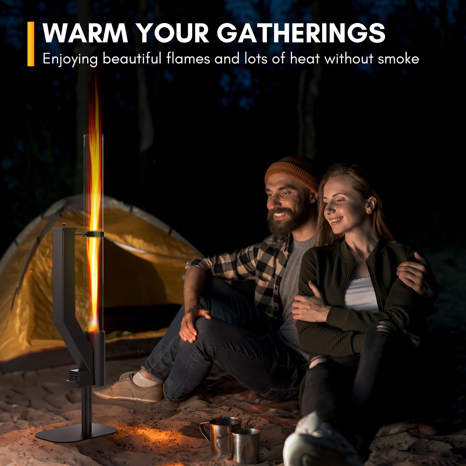 58 Inch Pellet Stove Patio Heater