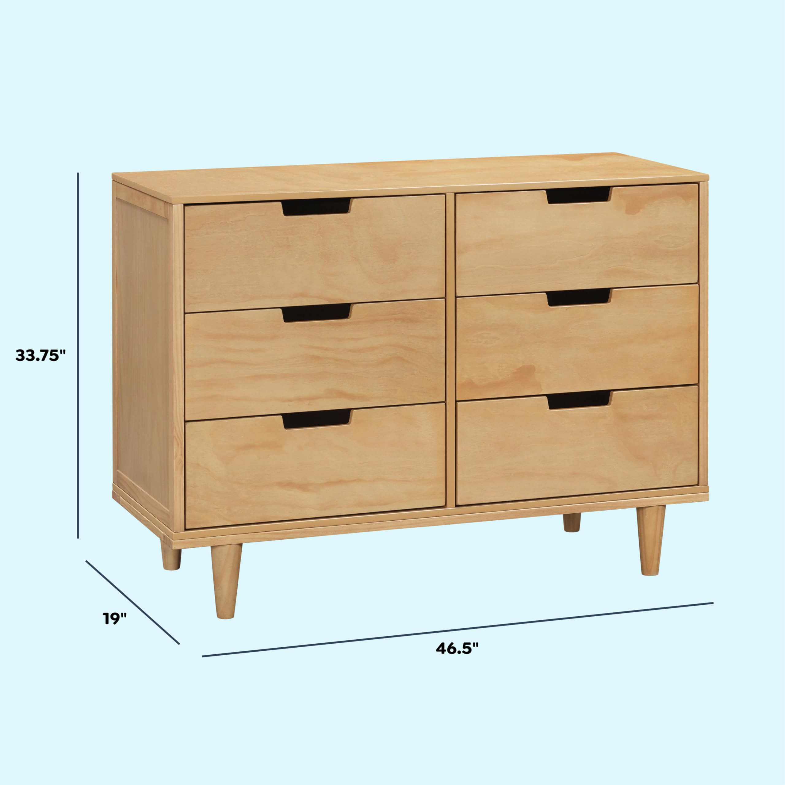 6-Drawer Dresser for Nursery