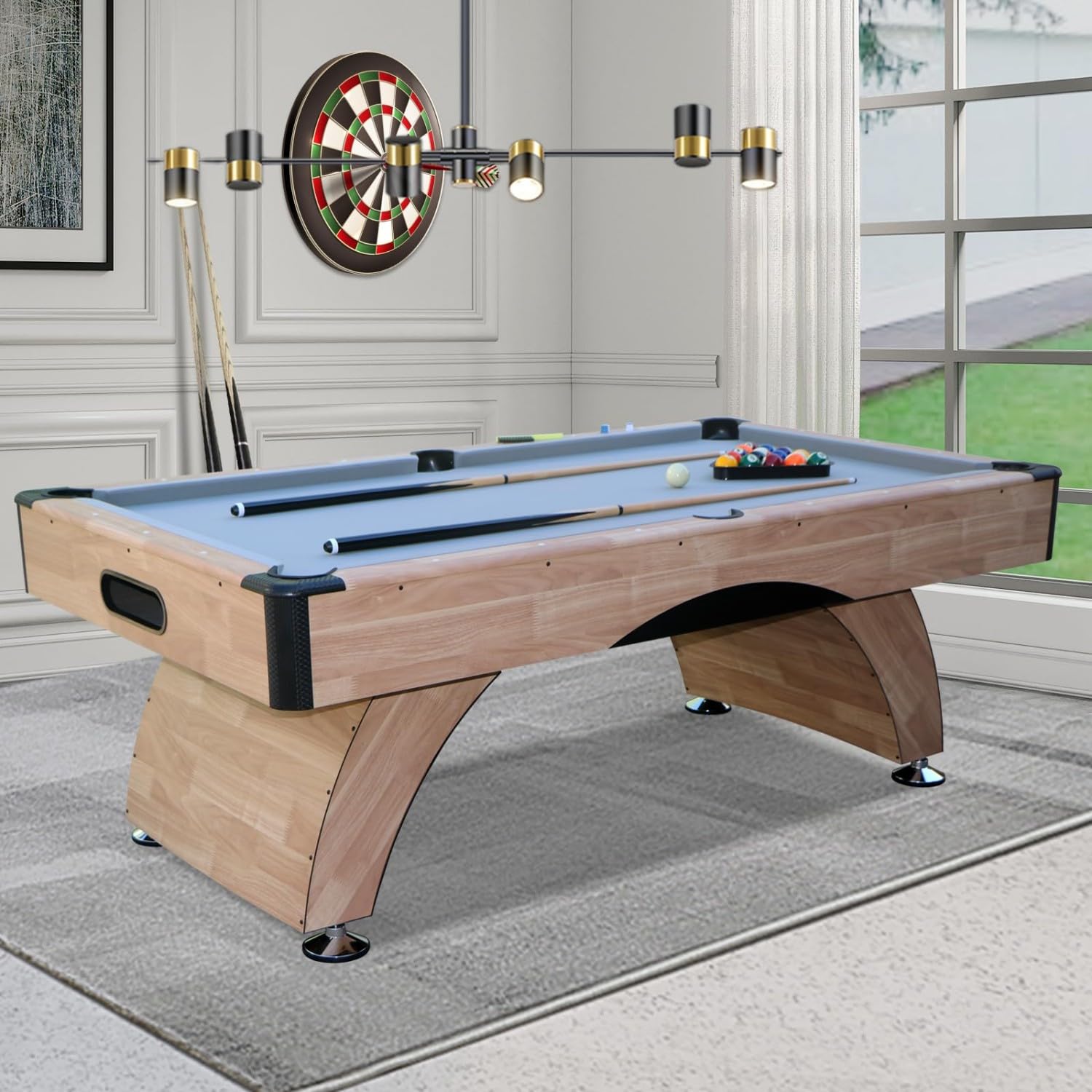 7FT Pool Table with Automatic Ball Return