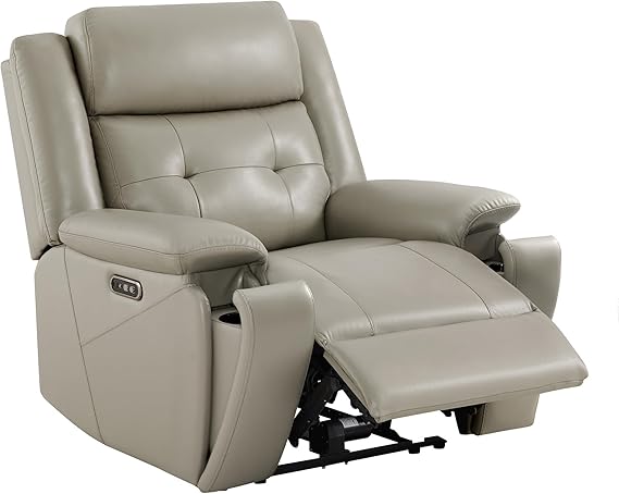 Power Recliner Chair with Headrest and USB Charging