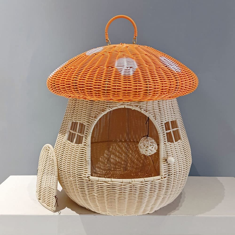 Rattan Cat Bed House