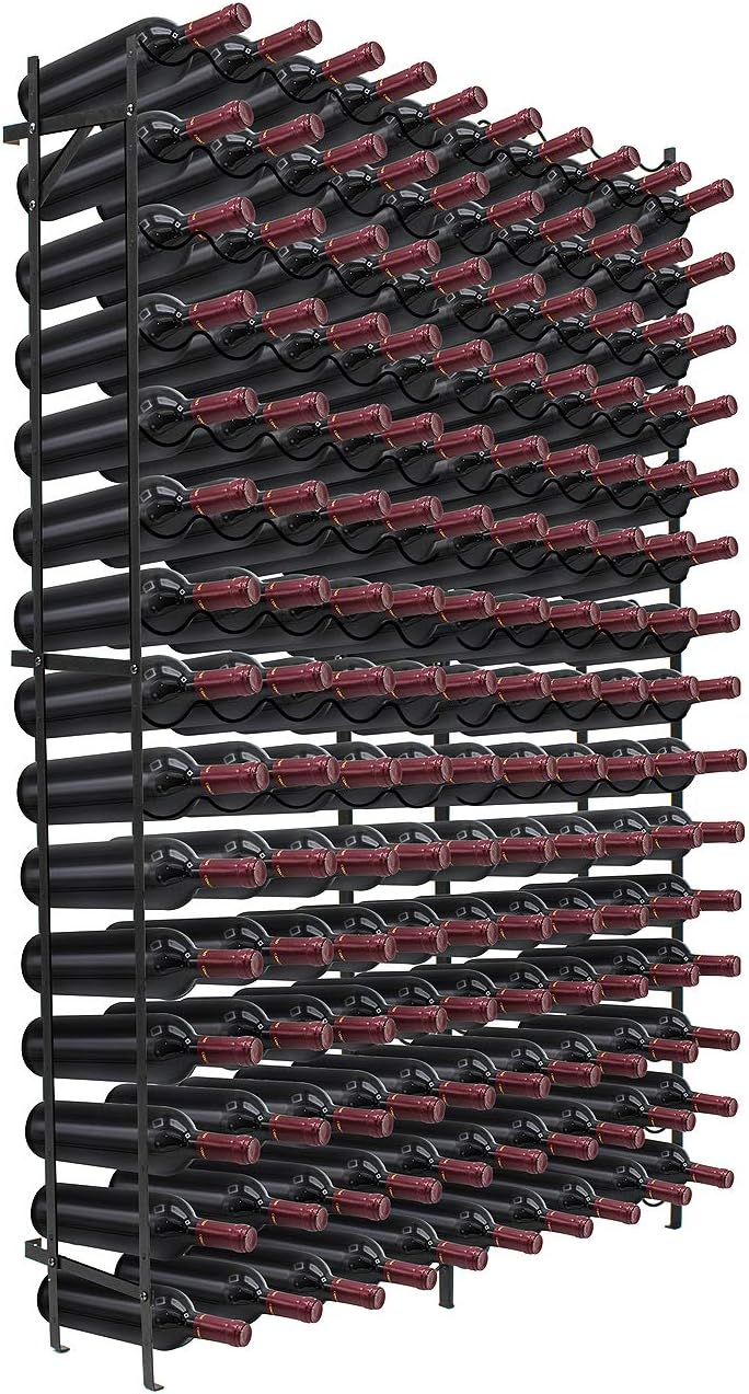 Wine Rack Stand 75 Bottle Floor Standing Metal
