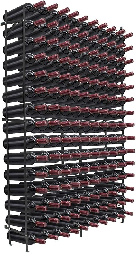 75 Bottle Wine Rack Freestanding Floor Storage