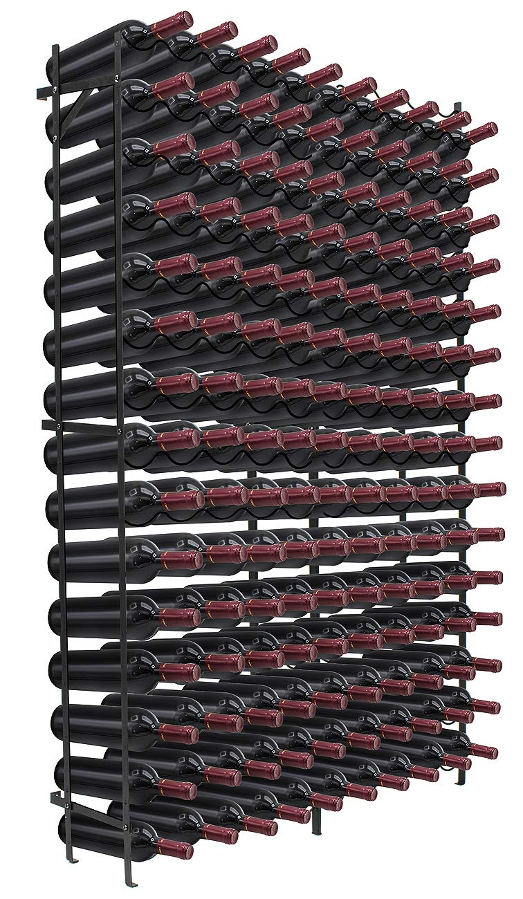 Wine Rack Stand 75 Bottle Floor Standing Metal