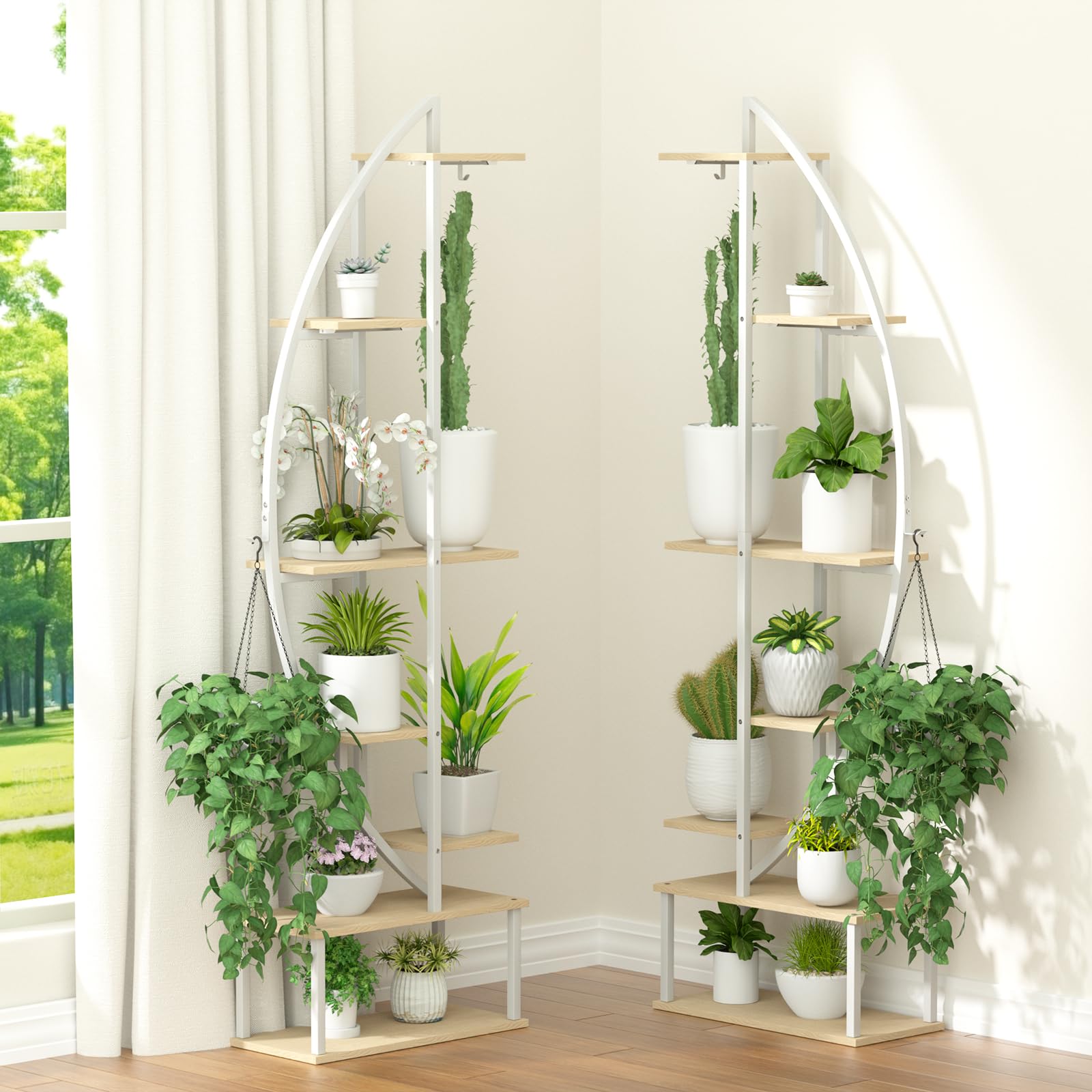 7-Tier Plant Stand with Grow Lights