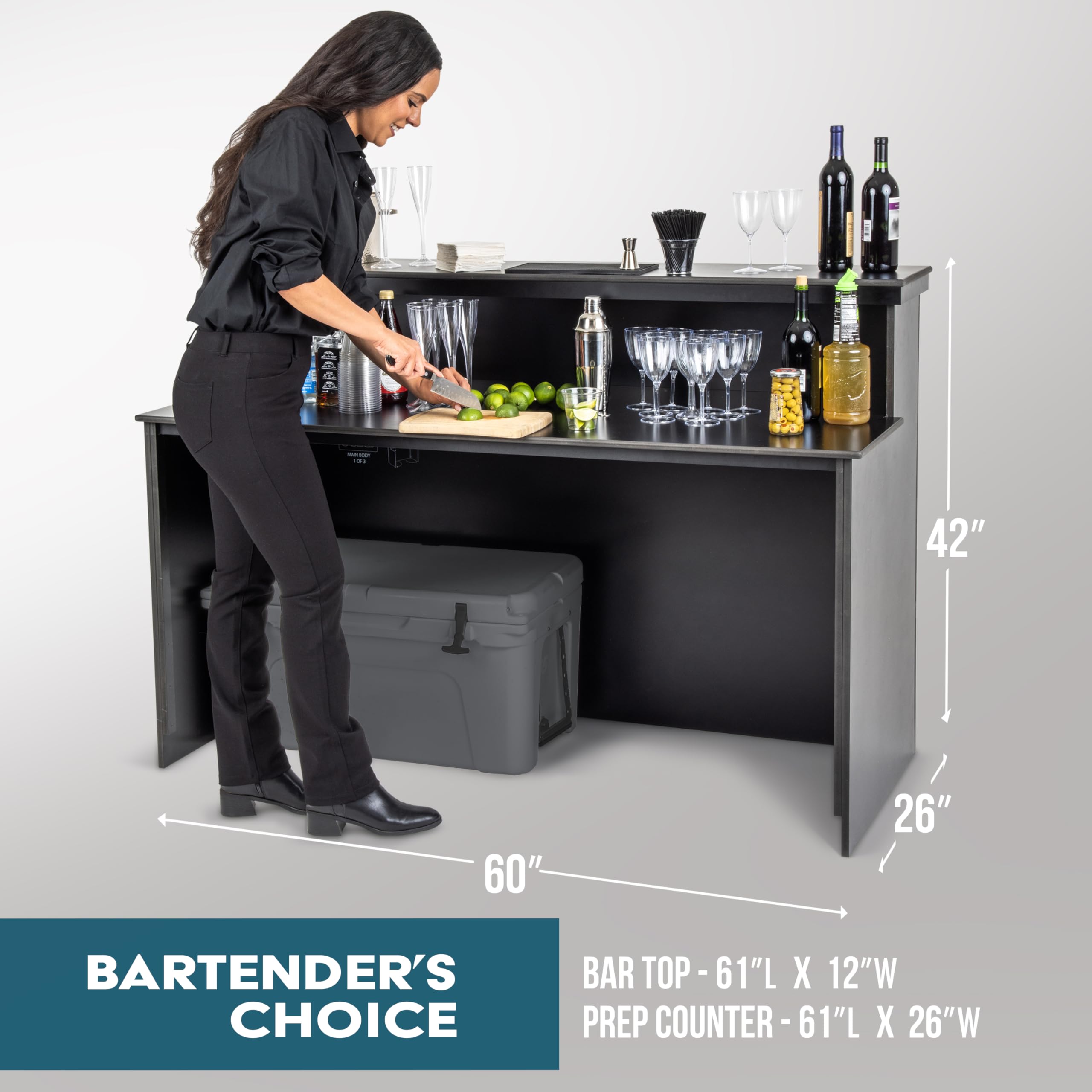 Portable Bar Table for Events