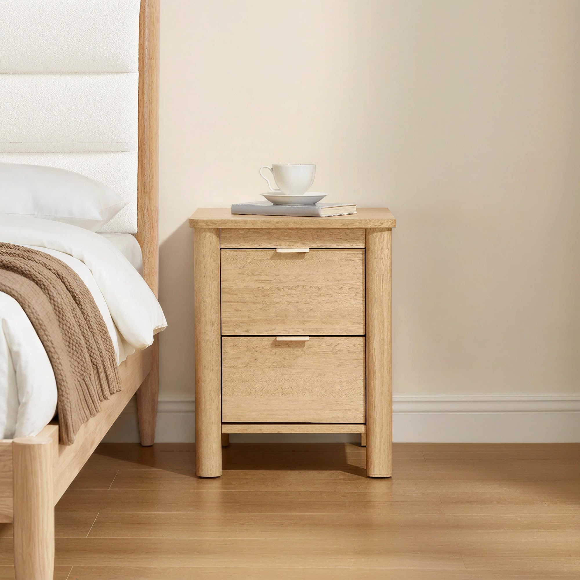 3 Piece Bedroom Set with Upholstered Headboard