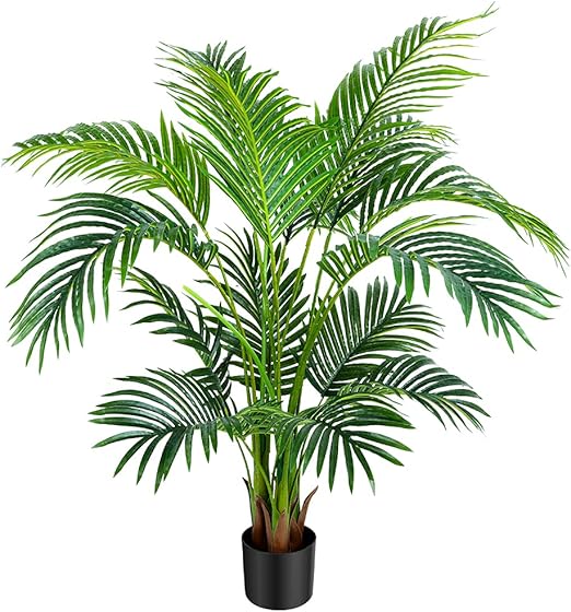 4ft Artificial Areca Palm Plant 2 Pack