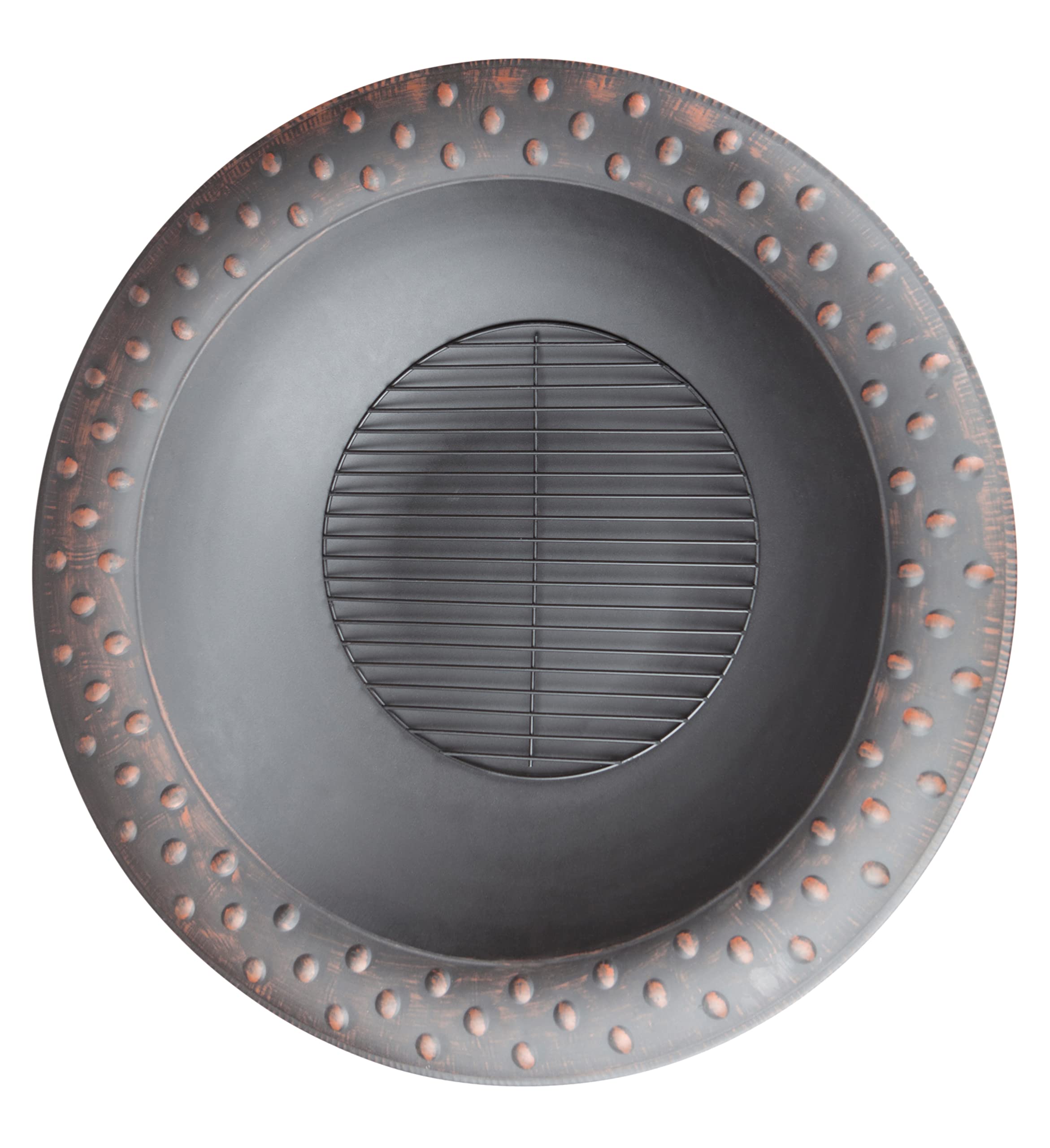 35" Wood Burning Fire Pit with Screen and Lift Tool