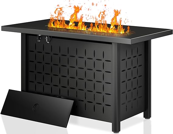43 Inch Outdoor Propane Fire Pit Table