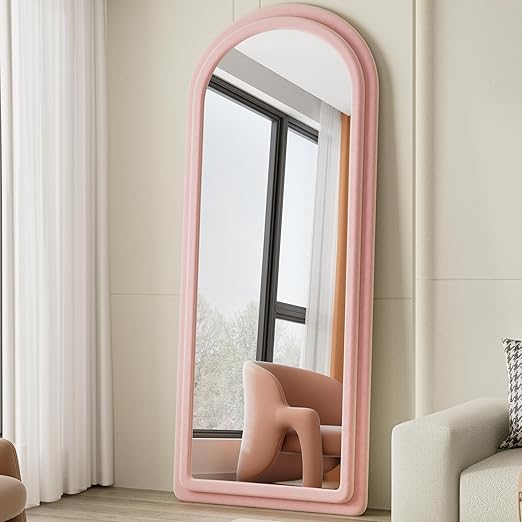 Irregular Wavy Full Length Floor Mirror 63x24