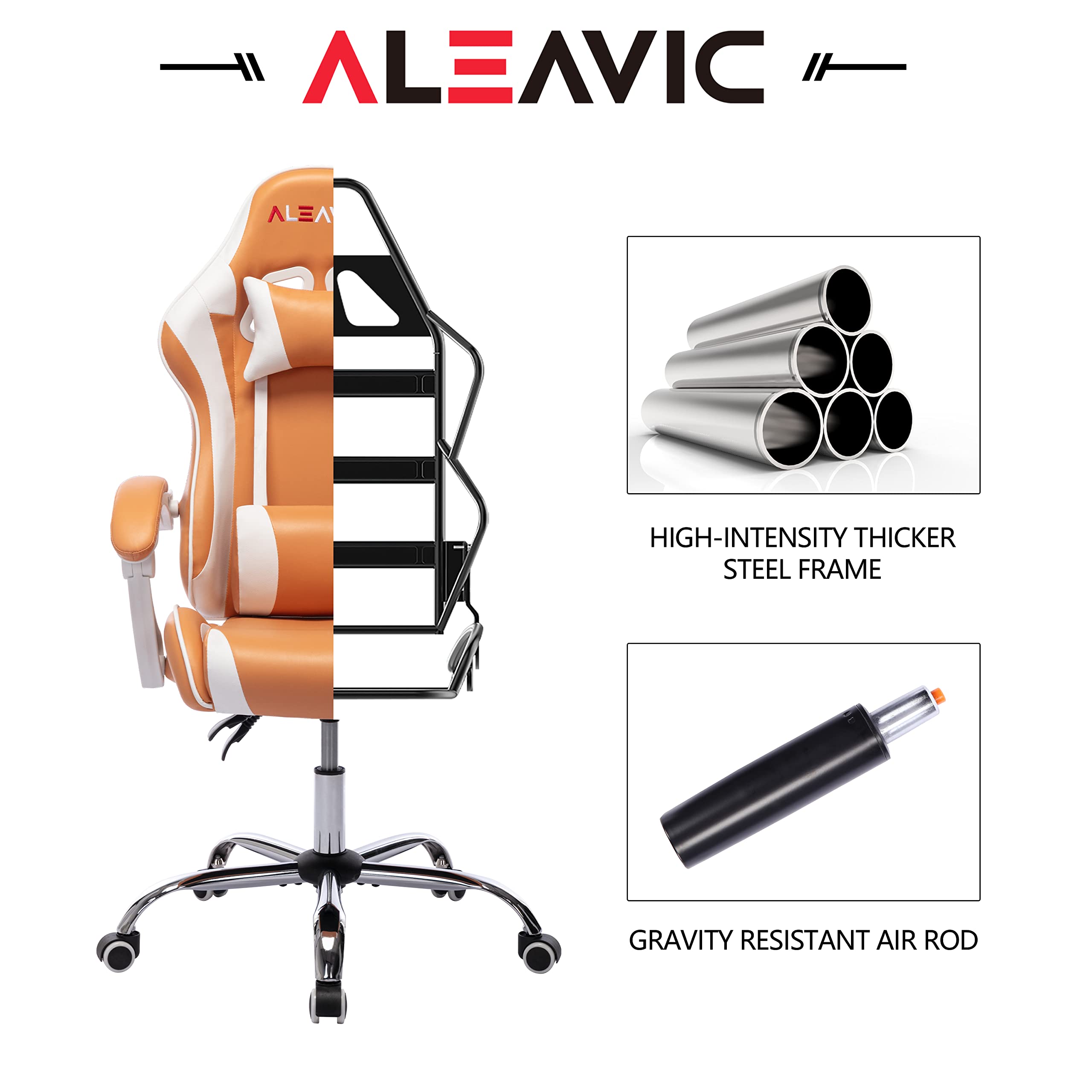 Ergonomic Gaming Chair with Lumbar Support