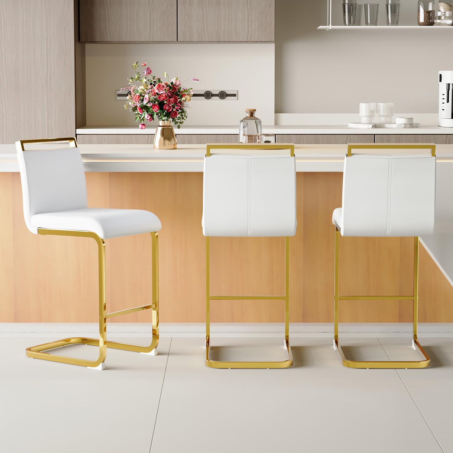 Counter Height Bar Stools Set of 3
