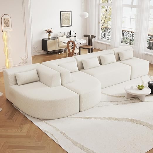 Modular Sectional Sofa with Chaise Lounge