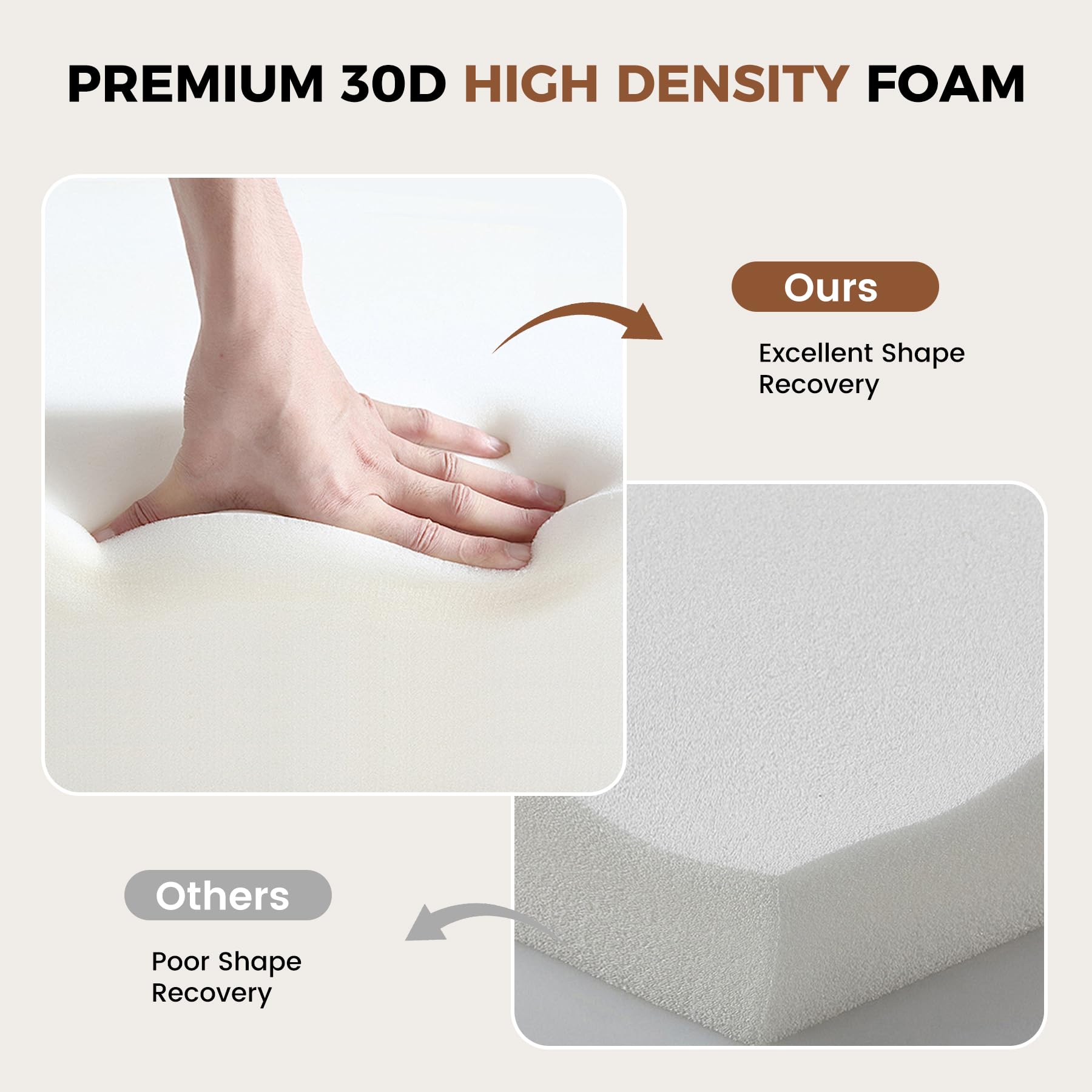 112" Modular Curved Sofa with Deep Seat