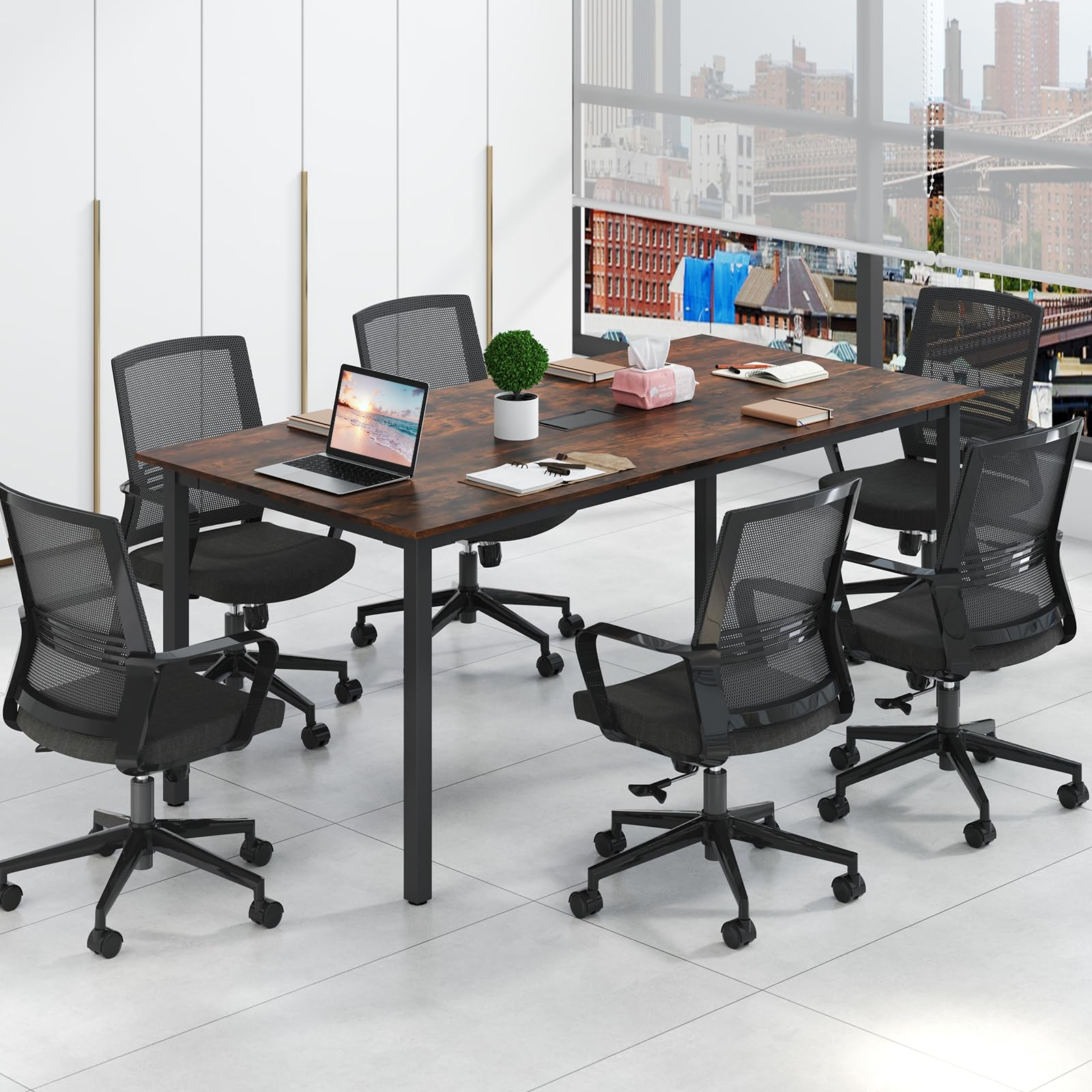 6 FT Conference Table for 8-10 People