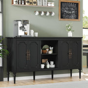 Vintage Buffet Sideboard Cabinet with 4 Doors 59 Inch