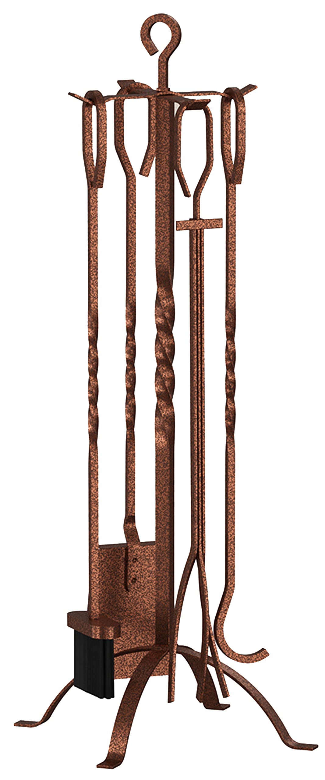 5-Piece Fireplace Tool Set with Stand