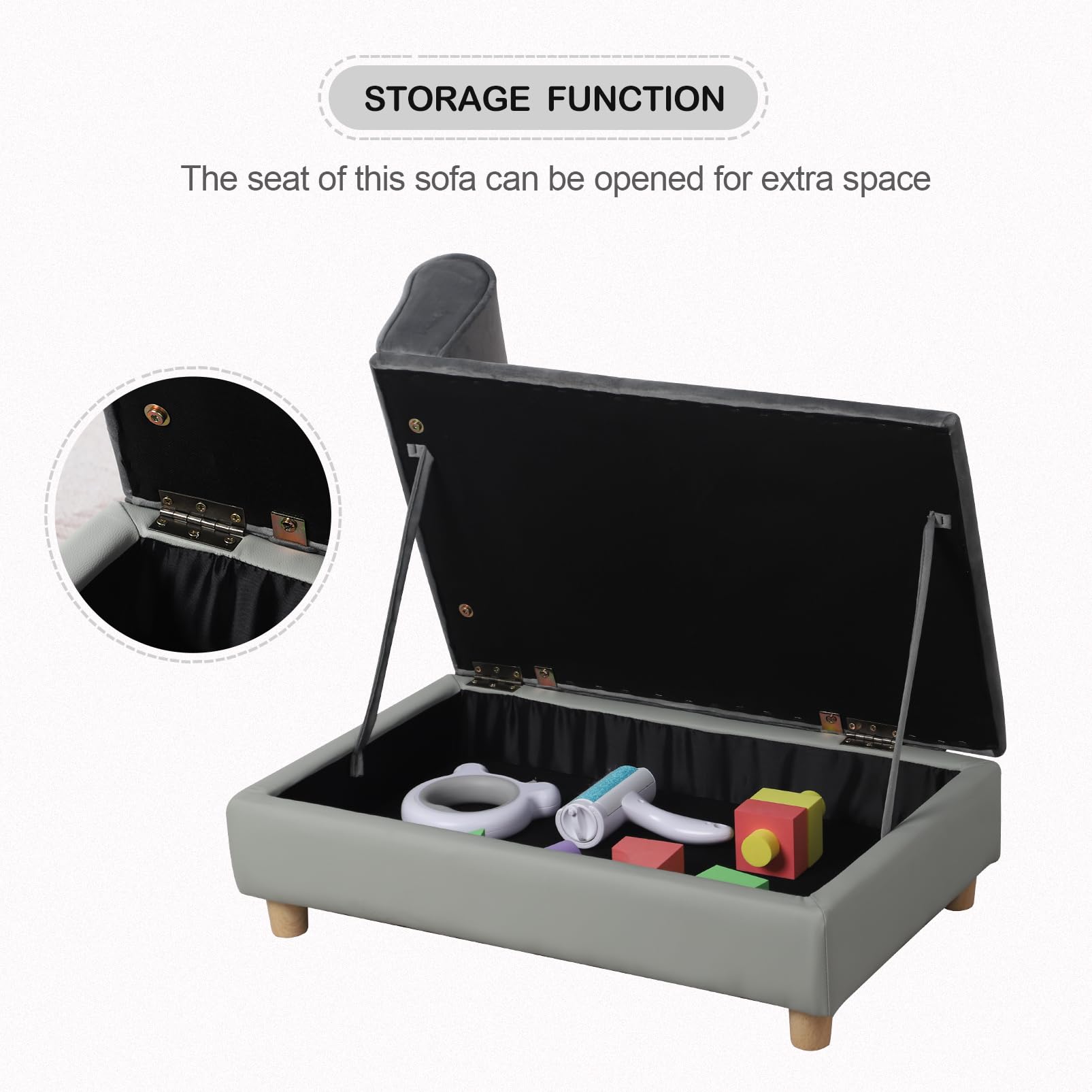 Pet Sofa Bed with Storage