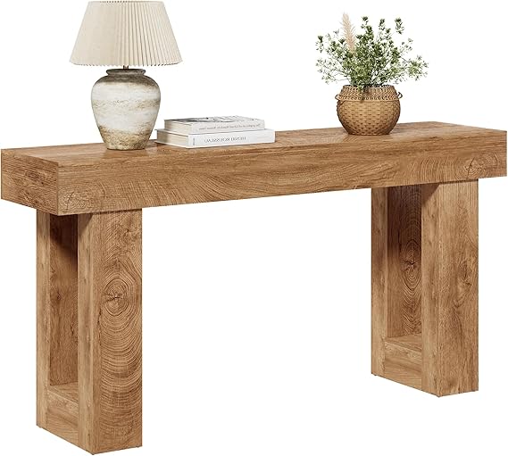 63-Inch Console Table for Entryway