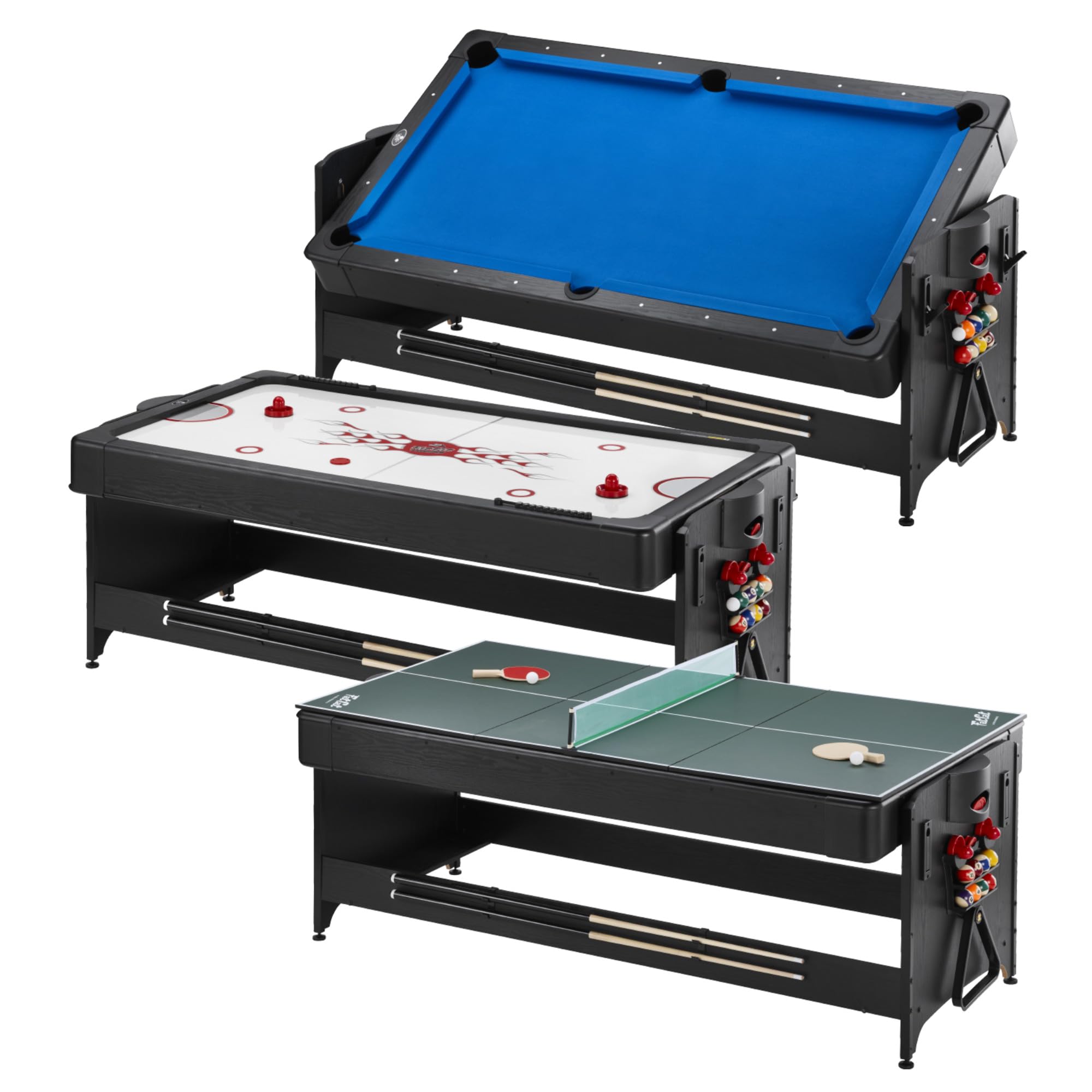 3-in-1 Multi-Game Table - Air Hockey, Billiards, Table Tennis