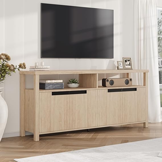 63" Farmhouse TV Stand for TVs Up to 65 Inches