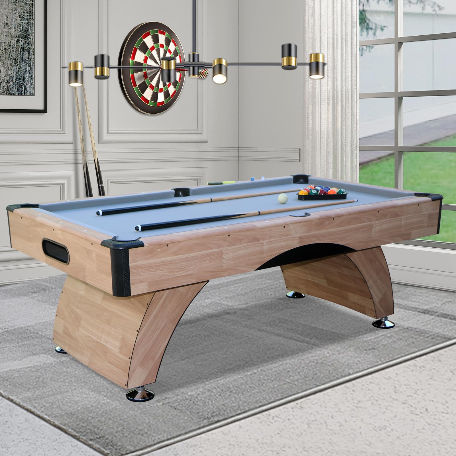 7 FT Pool Table with Accessories