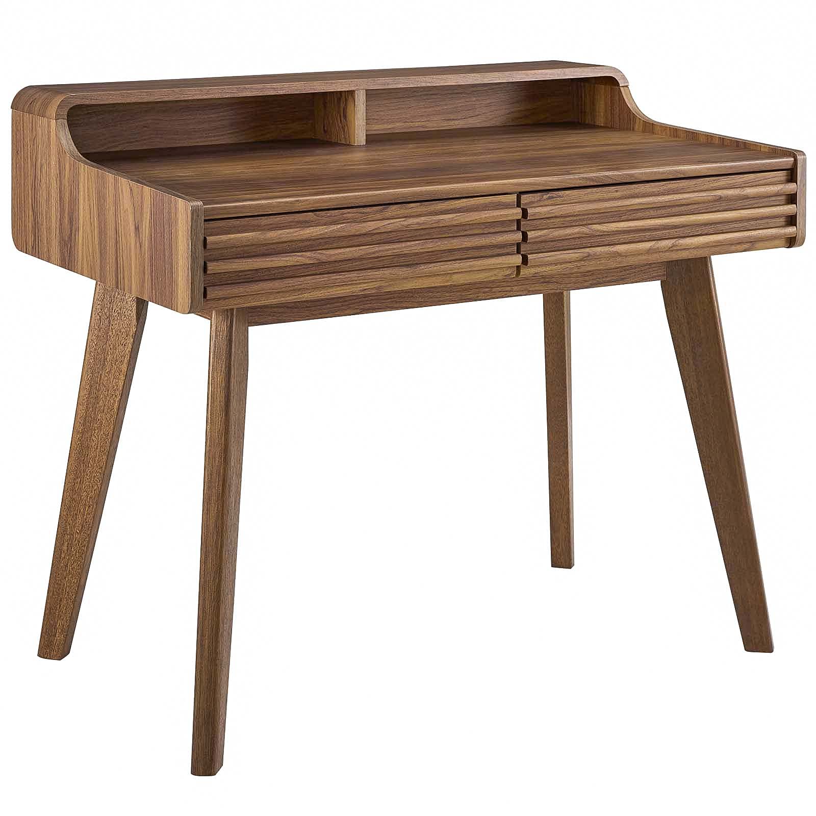 Mid-Century Writing Desk with Storage