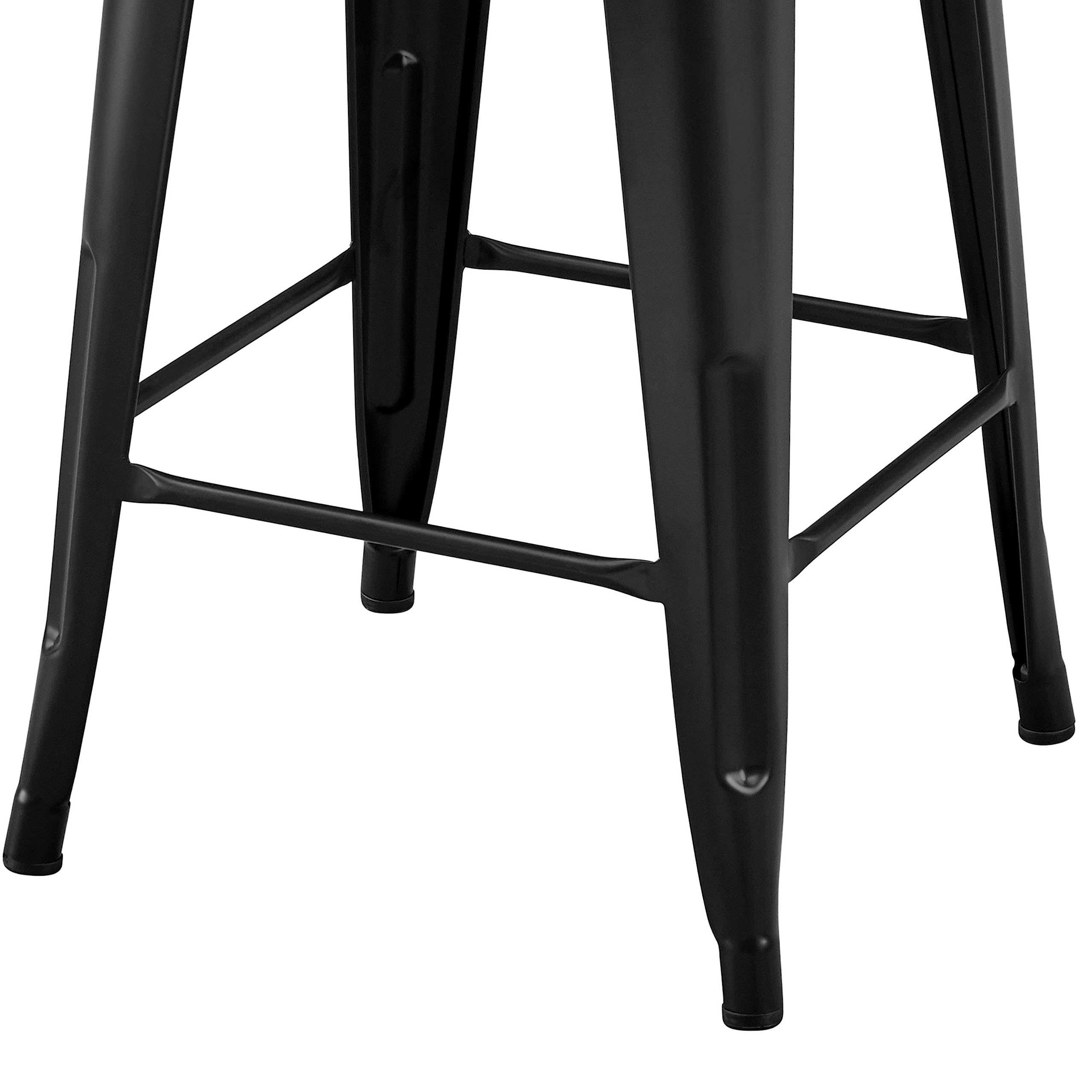 30 Inch Metal Bar Stools Set of 4