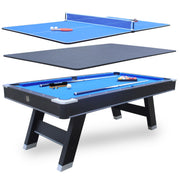 7 ft Multi-Game Table Billiards and Table Tennis