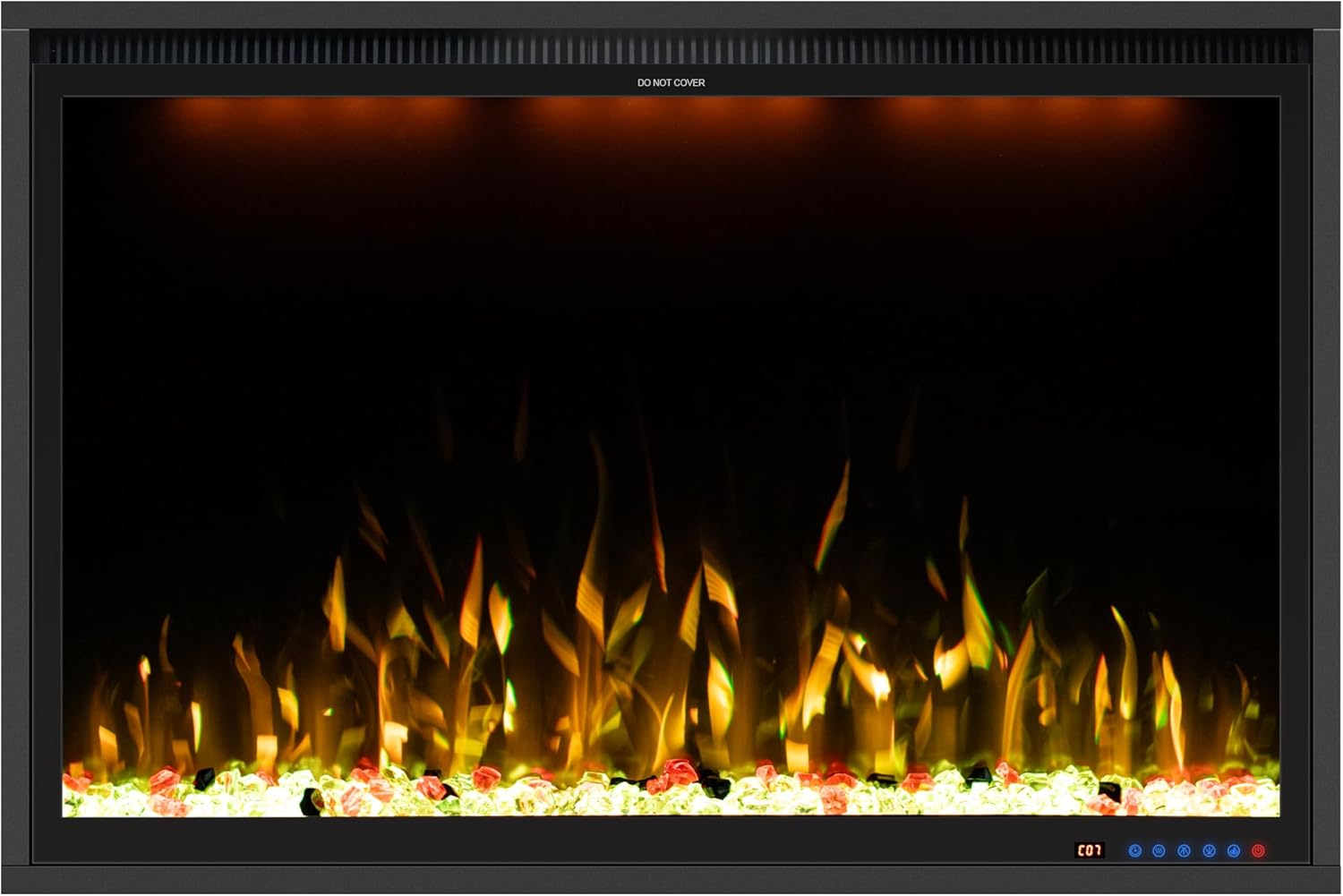 60" WiFi-Enabled Electric Fireplace Insert with App Control