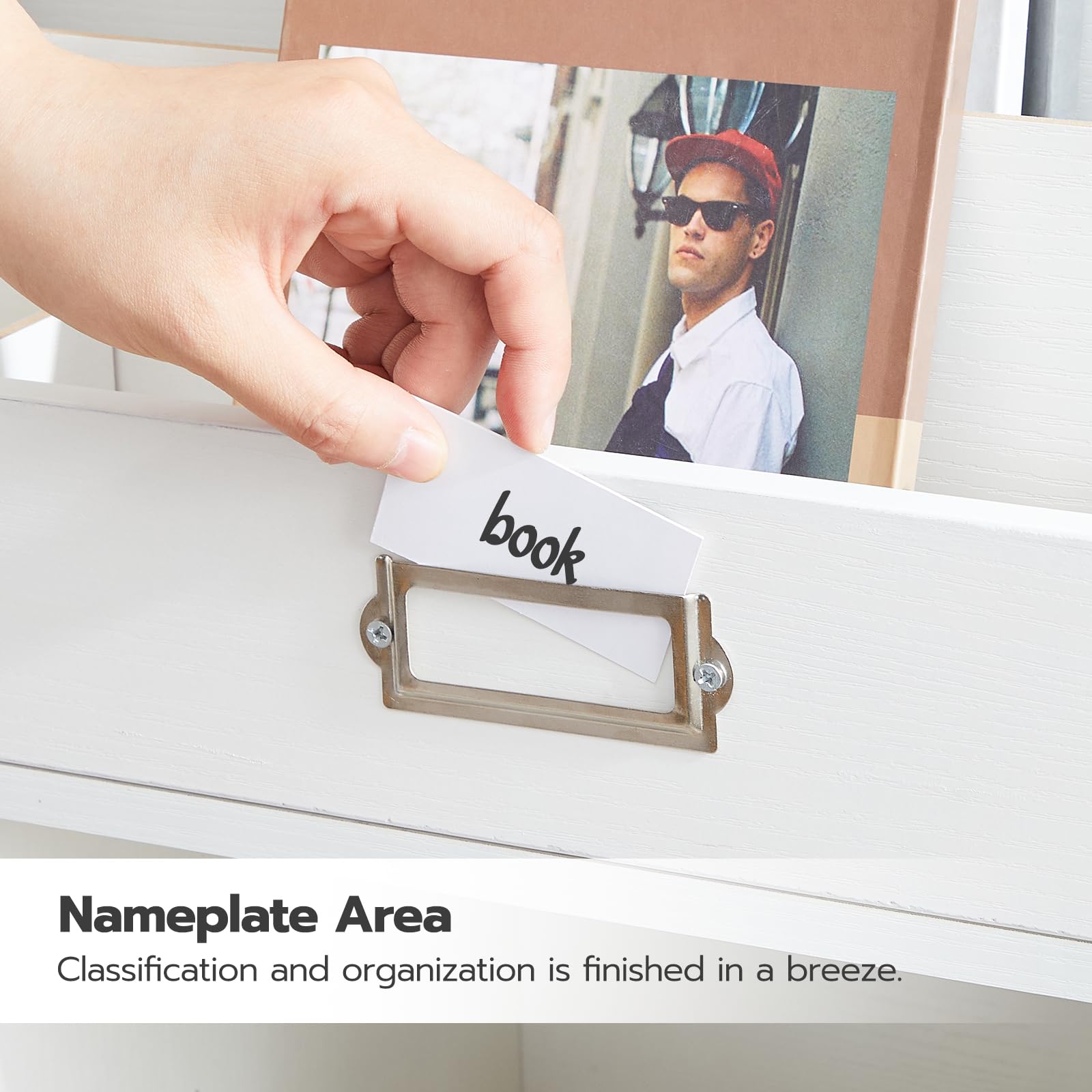 Kids Bookshelf with Toy Storage