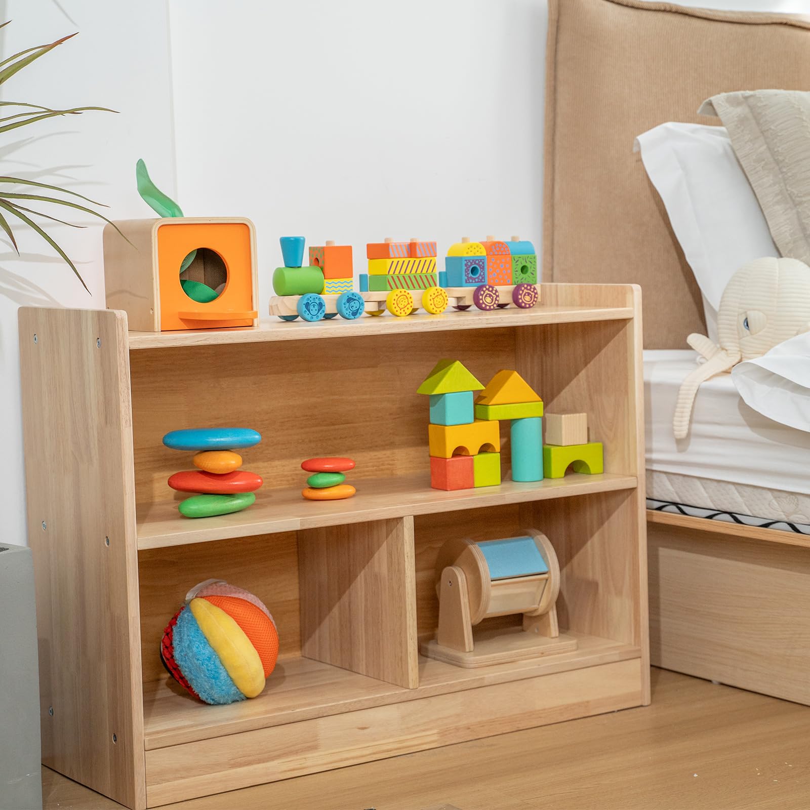 2-Tier Montessori Bookshelf