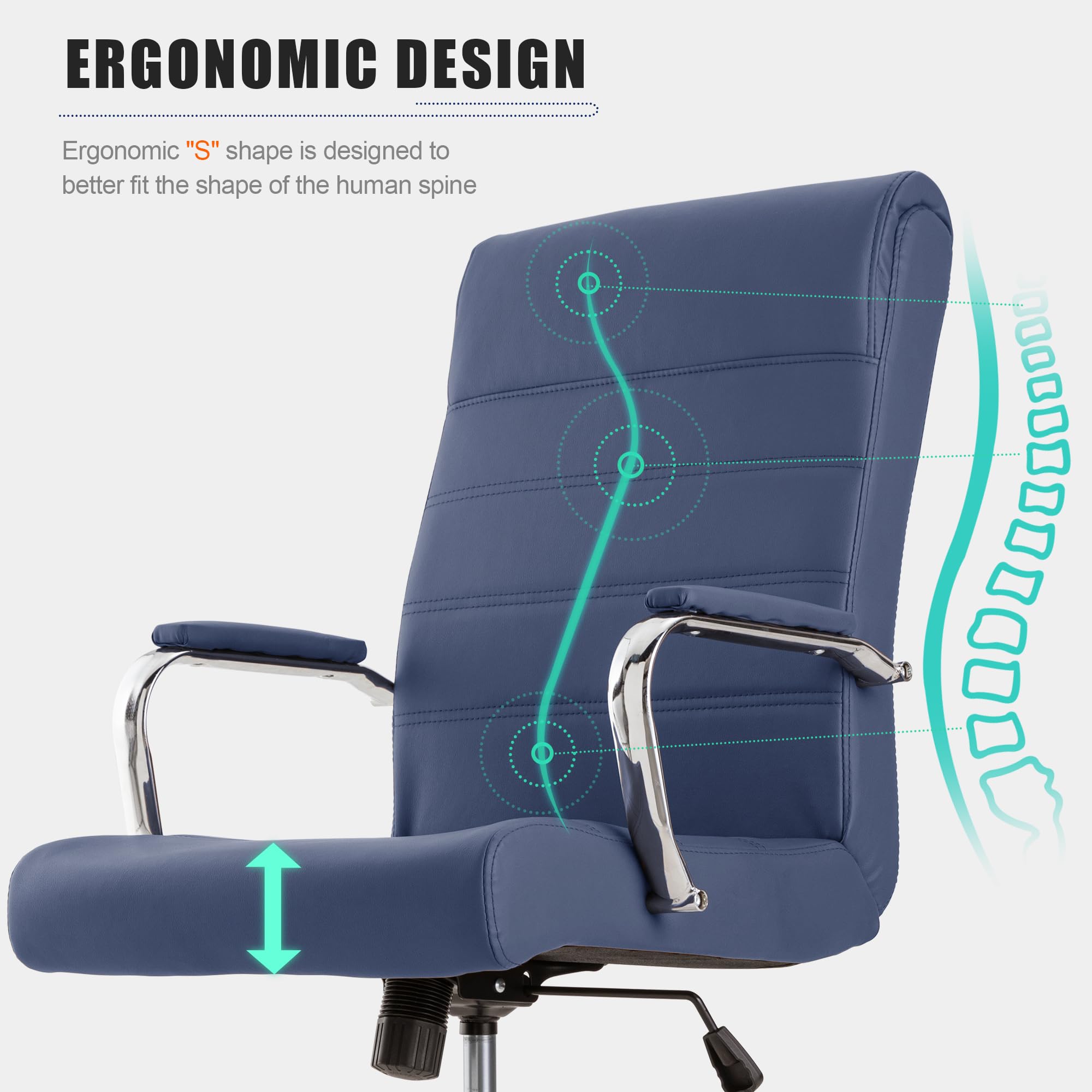 Ergonomic Office Chair with Adjustable Height