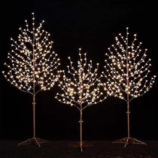LED Cherry Blossom Tree with Warm White Lights
