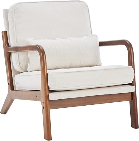 Mid Century Accent Chair with Arms