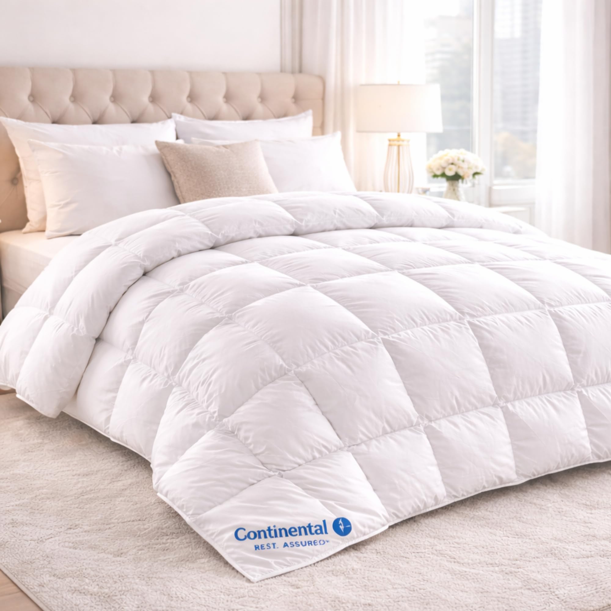 Hungarian White Goose Down Comforter King
