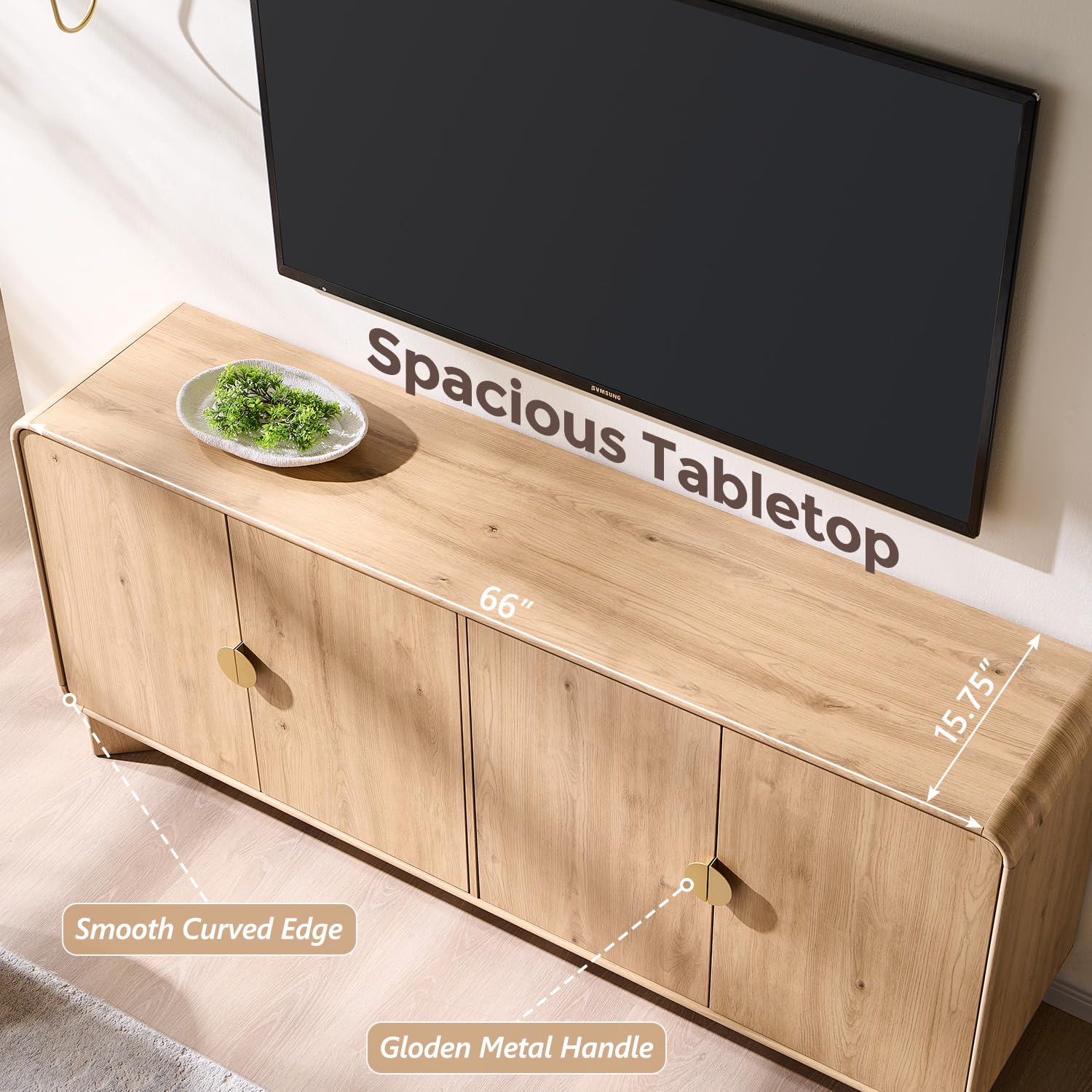 70" Buffet Cabinet with Storage