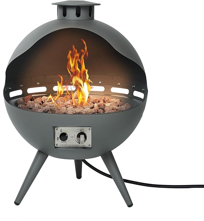 24-Inch Propane Fire Pit with Natural Gas Conversion Kit