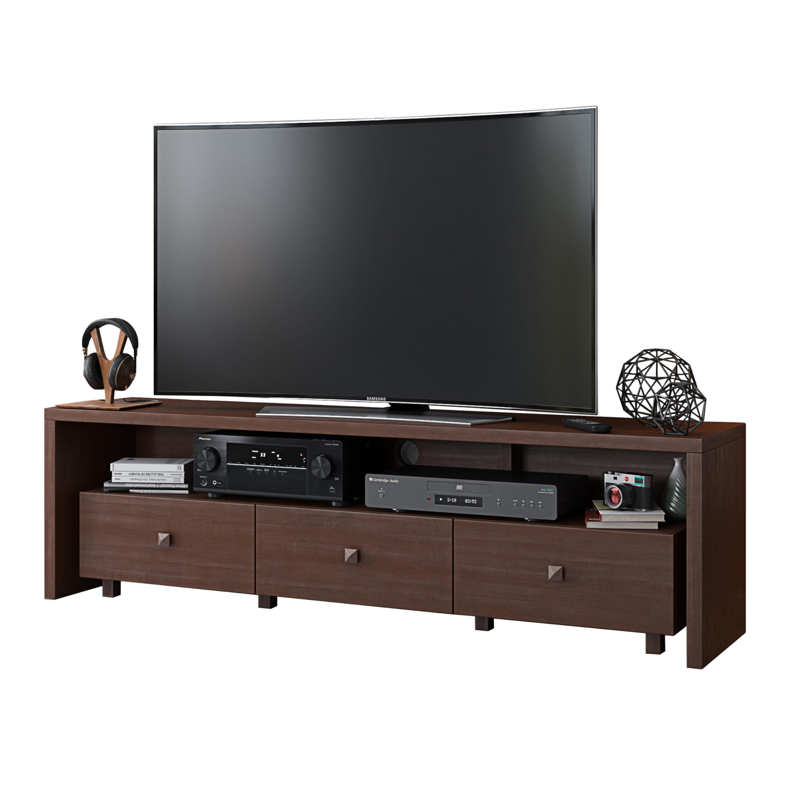 TV Stand with Storage for 75" Screens
