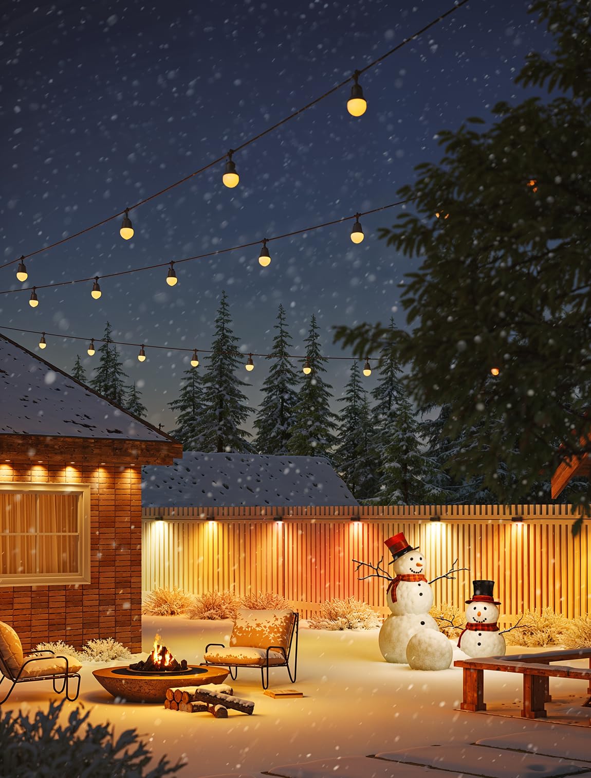 RGBWIC Outdoor Deck Lights 12-Pack